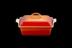 Stoneware Heritage Square Dish with Lid