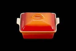Stoneware Heritage Square Dish with Lid