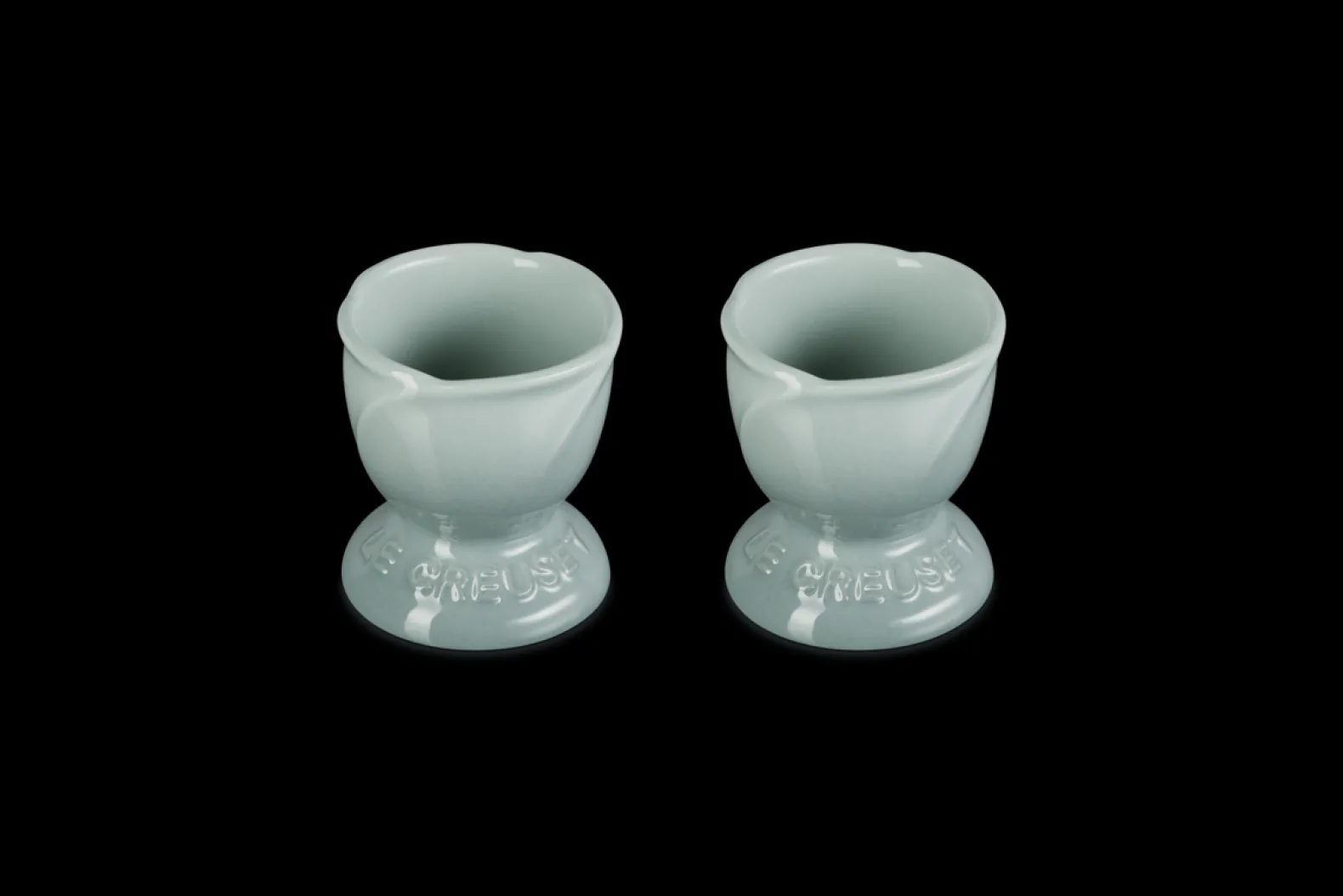 Stoneware Jardin Set of 2 Egg Cups