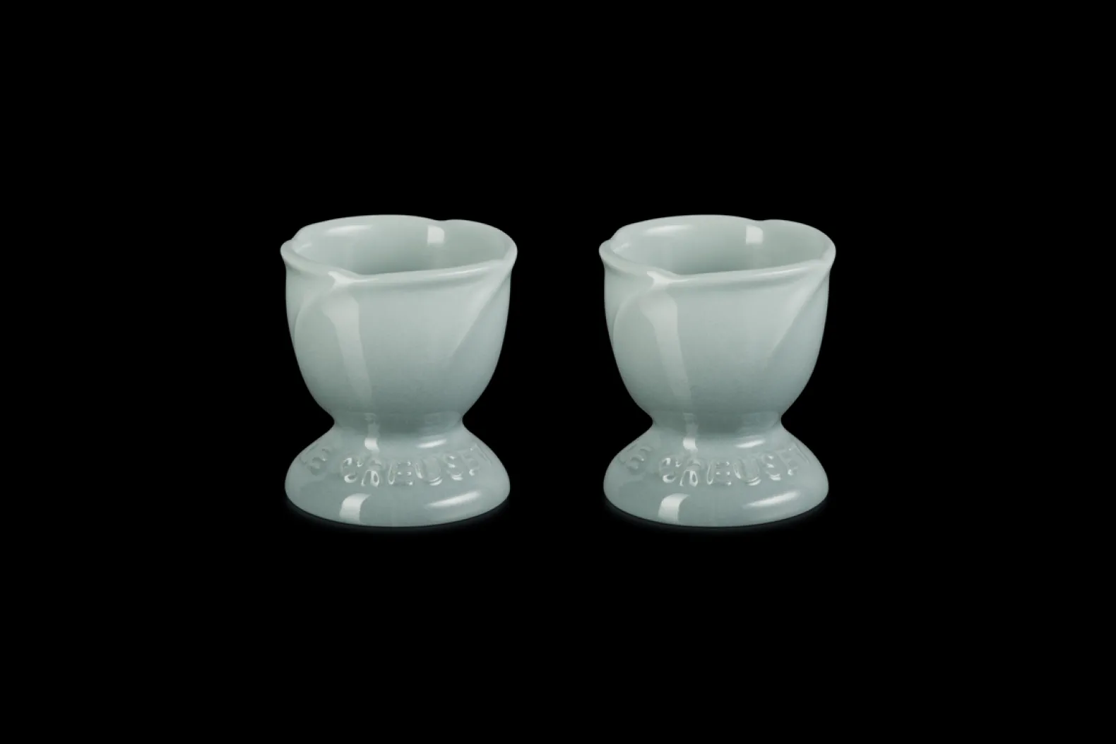 Stoneware Jardin Set of 2 Egg Cups