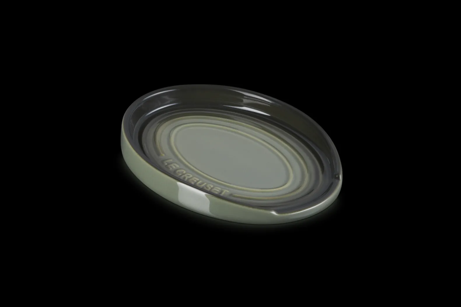 Stoneware Oval Spoon Rest