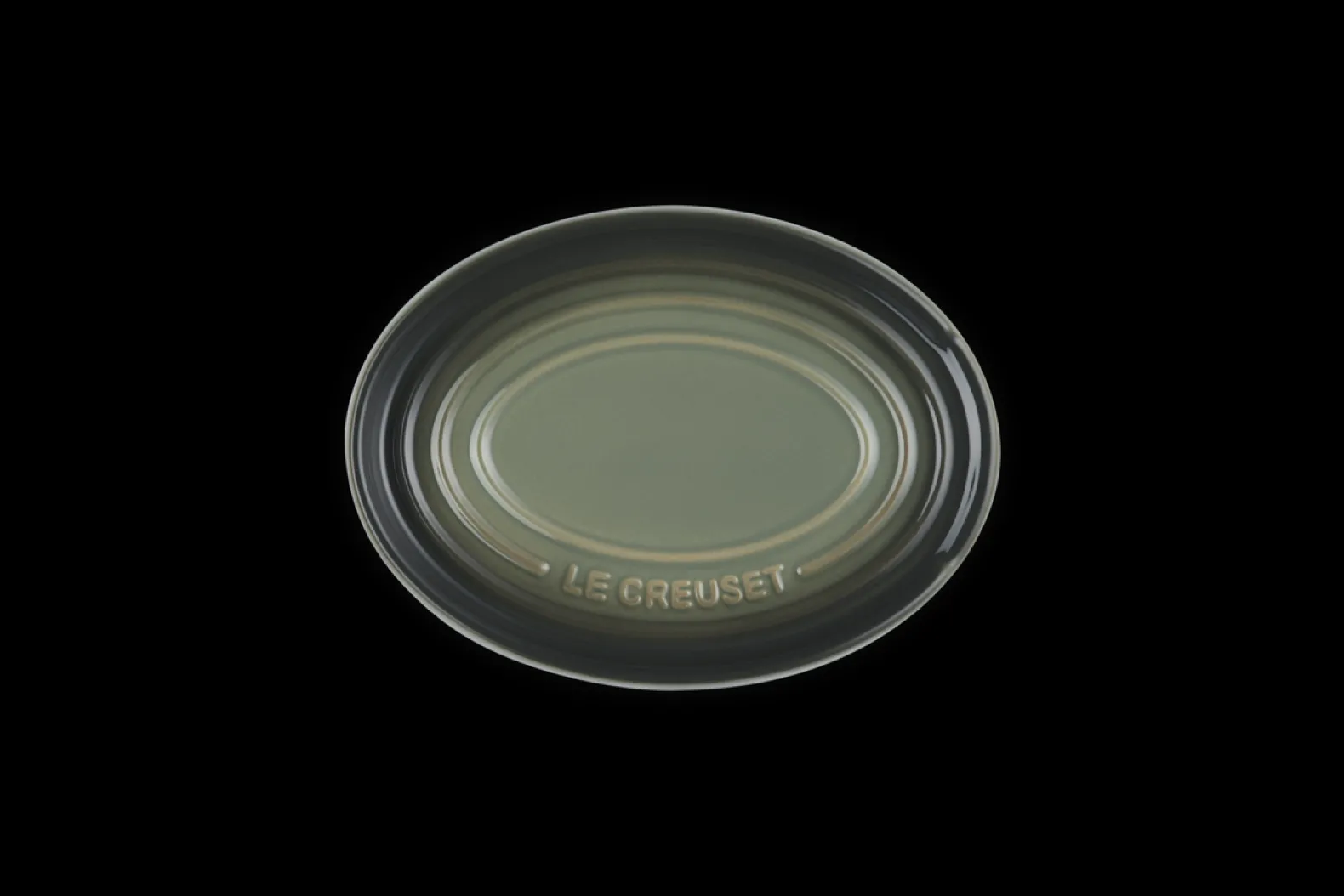 Stoneware Oval Spoon Rest