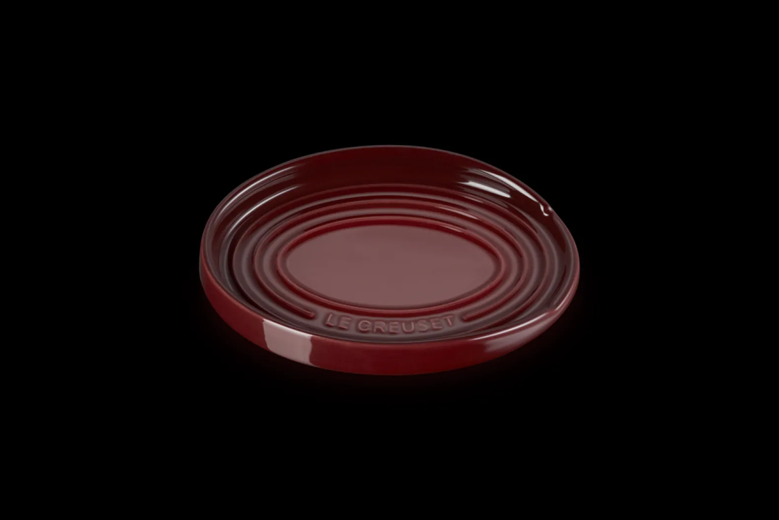 Stoneware Oval Spoon Rest