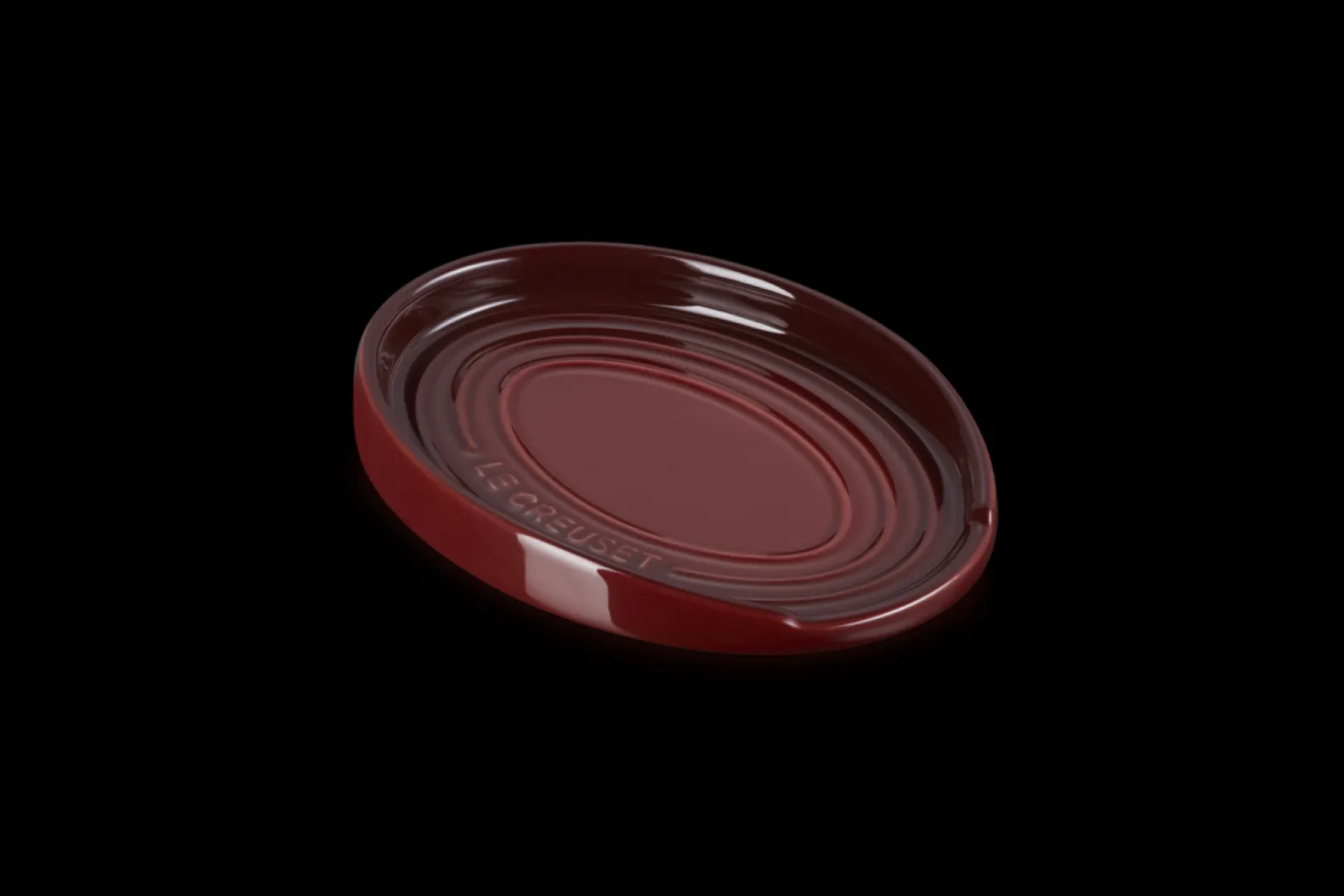 Stoneware Oval Spoon Rest