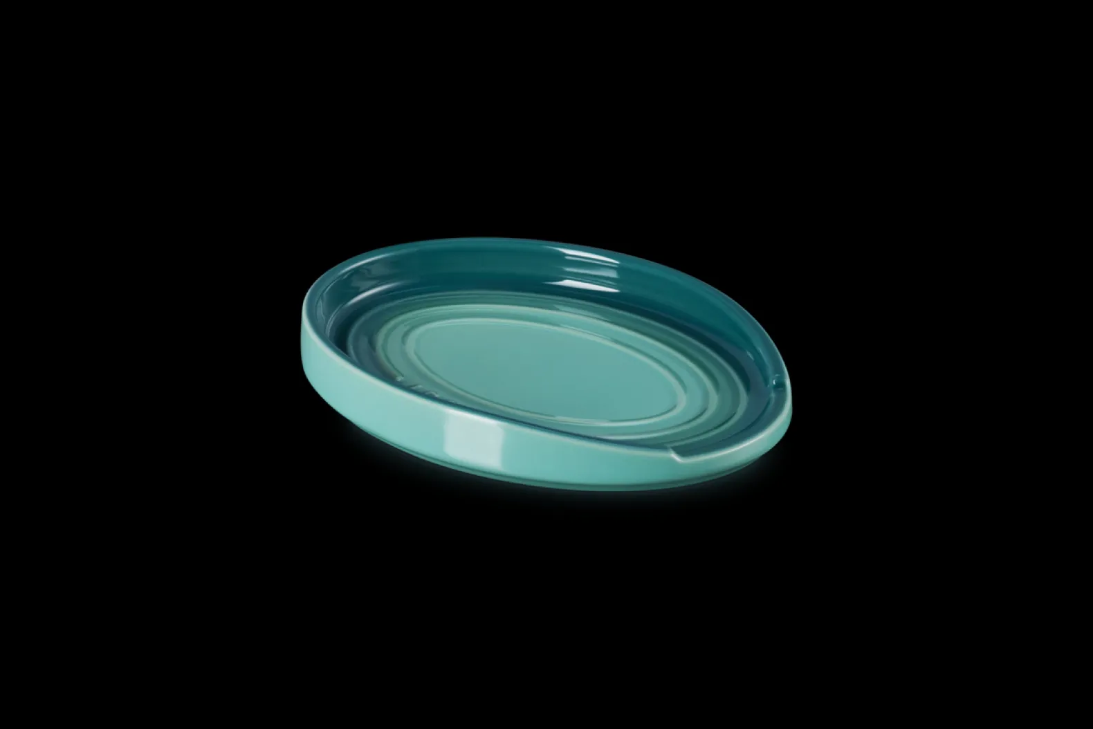 Stoneware Oval Spoon Rest