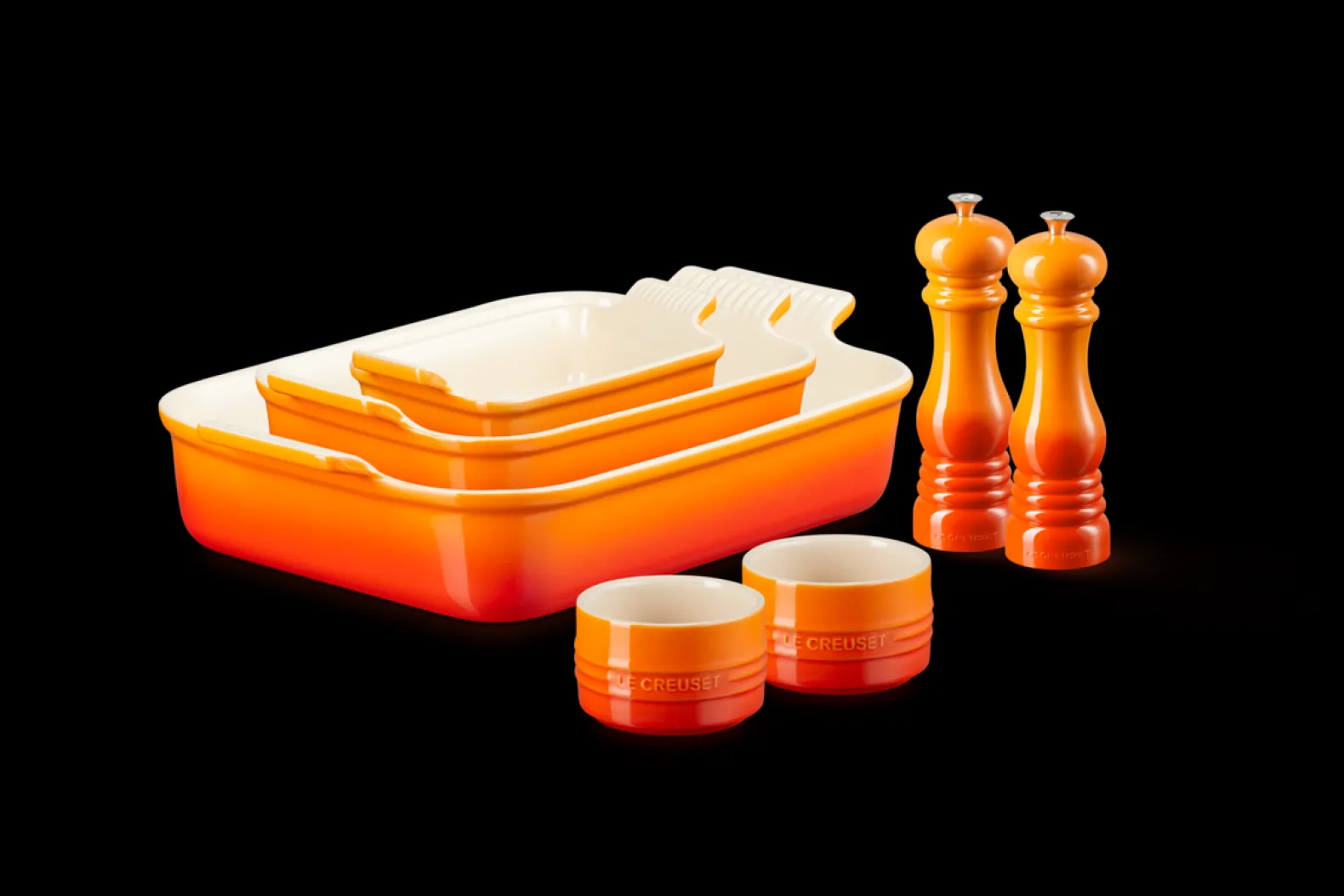 Stoneware 5-piece Essential Set with Mills