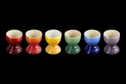 Stoneware Rainbow Set of 6 Egg Cups