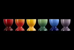 Stoneware Rainbow Set of 6 Egg Cups