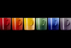 Stoneware Rainbow Set of 6 Mugs