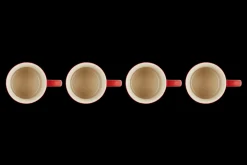 Stoneware Set of 4 Coffee Mugs
