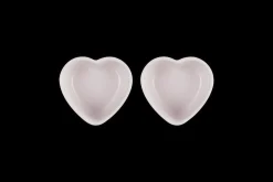 Stoneware Set of 2 Heart Ramekins