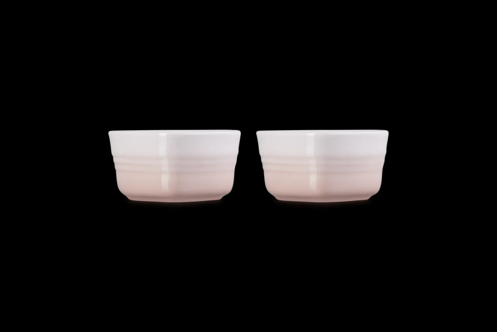 Stoneware Set of 2 Heart Ramekins