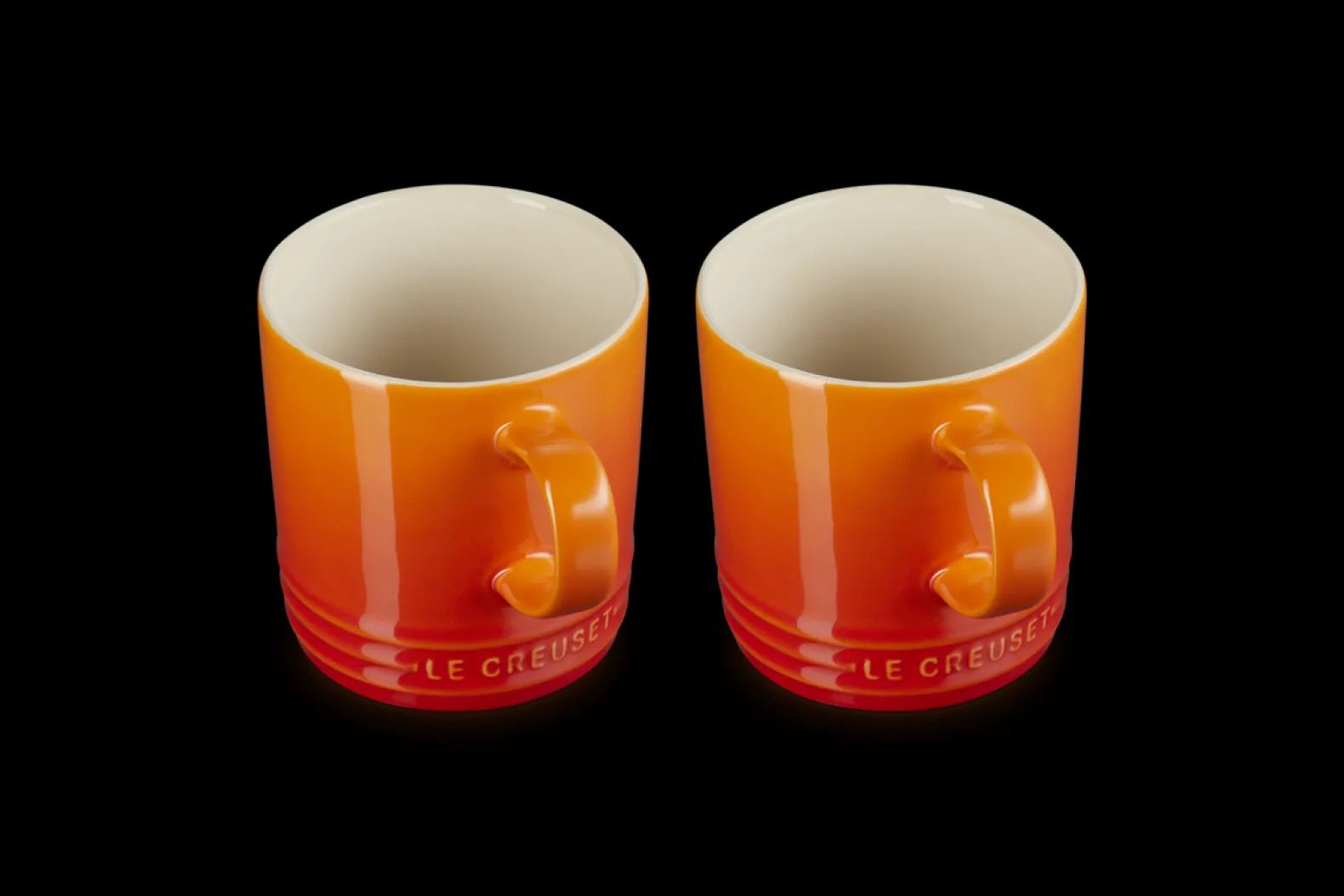 Stoneware Set of 2 Mugs