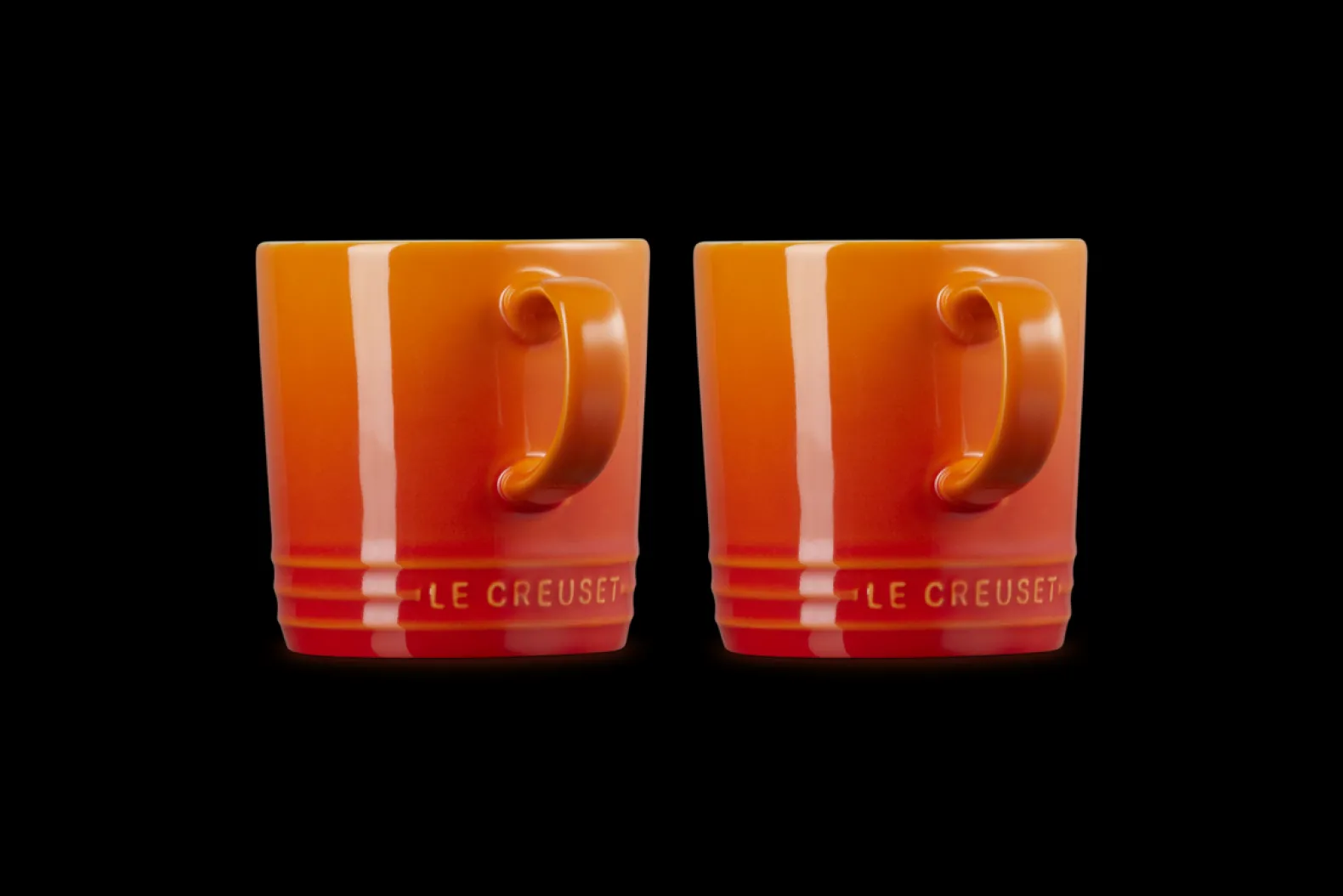 Stoneware Set of 2 Mugs