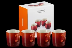 Stoneware Set of 4 Mugs