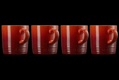 Stoneware Set of 4 Mugs
