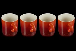 Stoneware Set of 4 Mugs