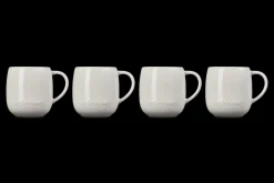 Stoneware Set of 4 Mugs