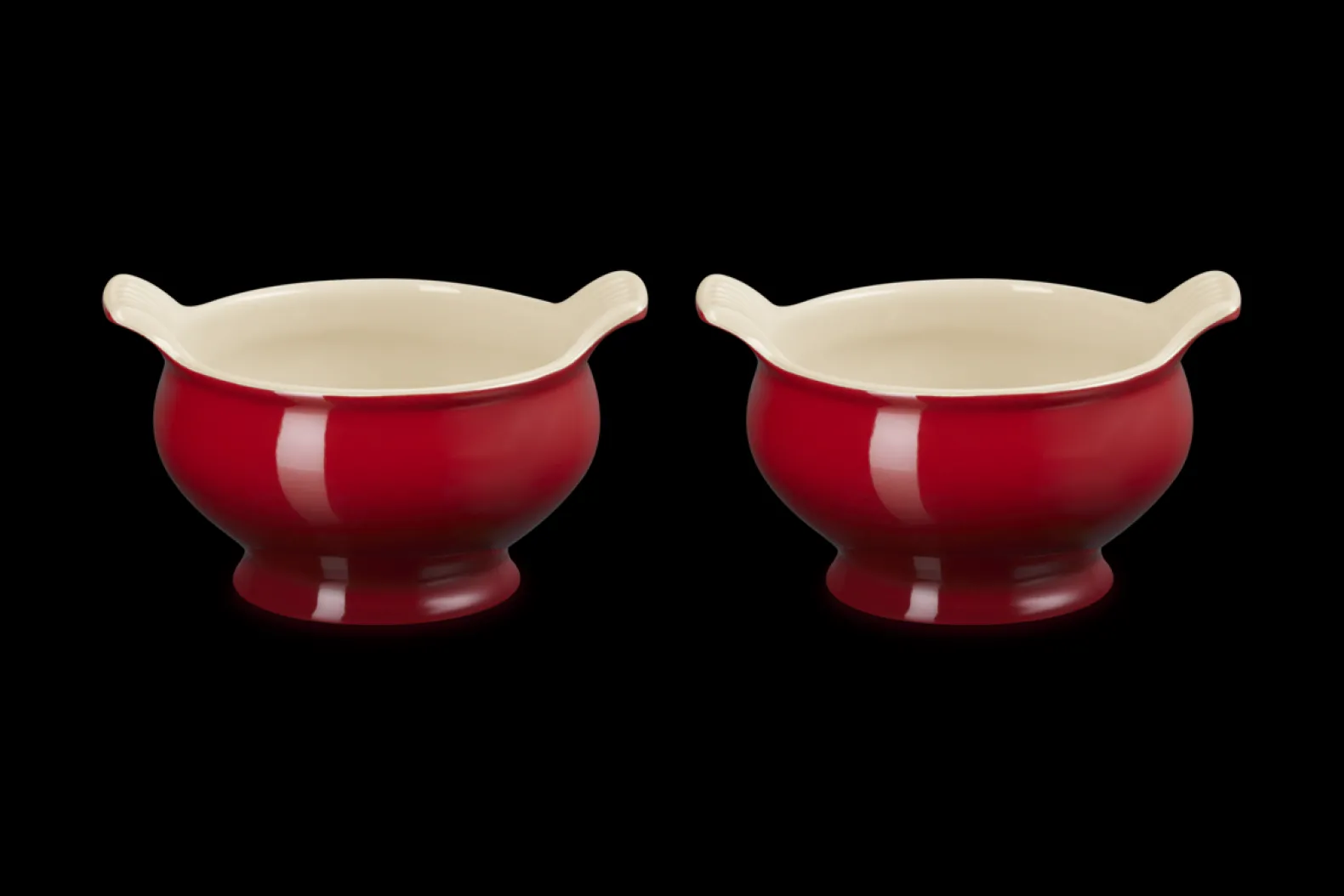 Stoneware Set of 2 Soup Bowls