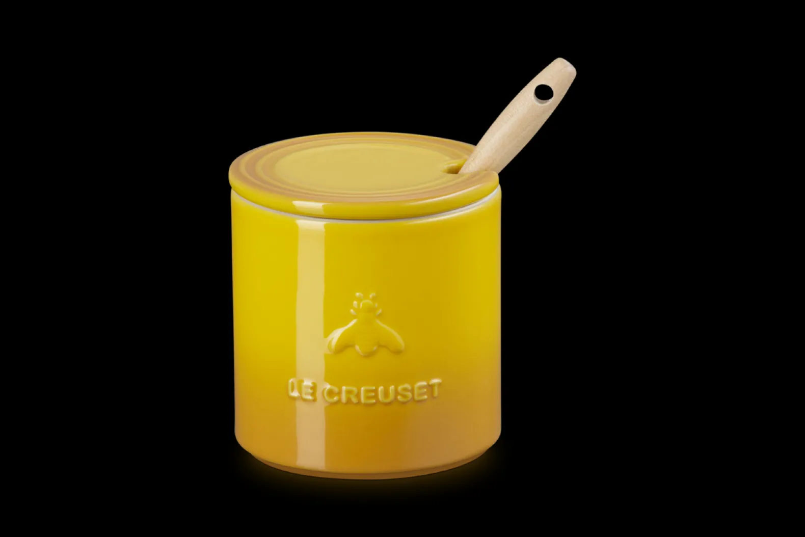 Stoneware Signature Honey Pot with Dipper