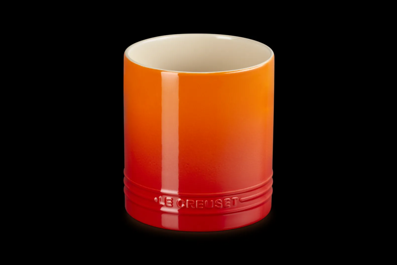 Stoneware Signature Utensil Jar