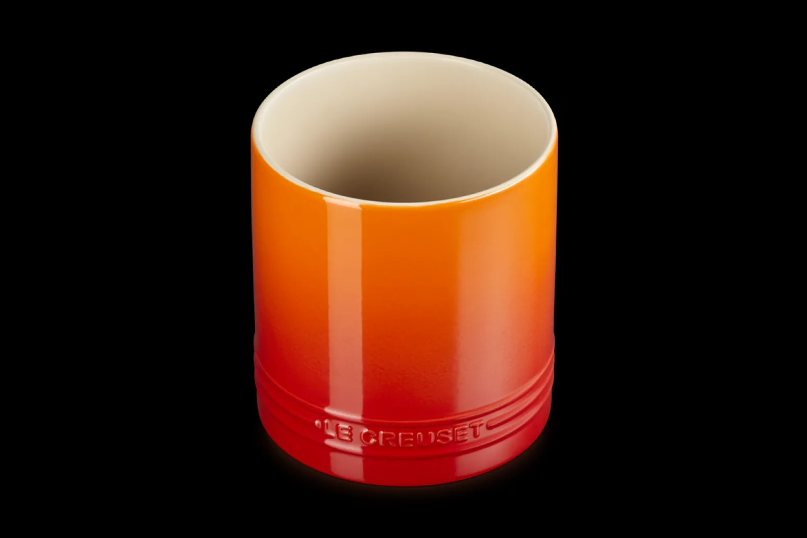 Stoneware Signature Utensil Jar