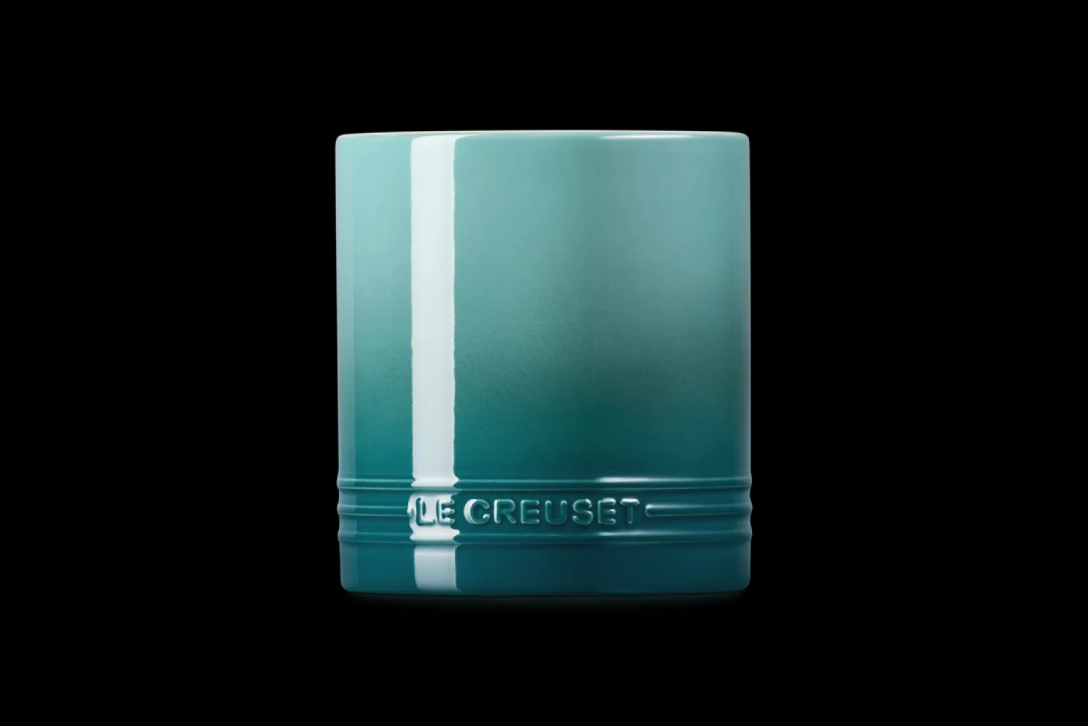 Stoneware Signature Utensil Jar