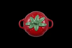 Stoneware Strawberry Cocotte