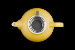 Stoneware Teapot with Stainless Steel Infuser