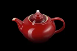Stoneware Teapot with Stainless Steel Infuser