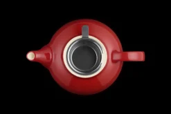 Stoneware Teapot with Stainless Steel Infuser