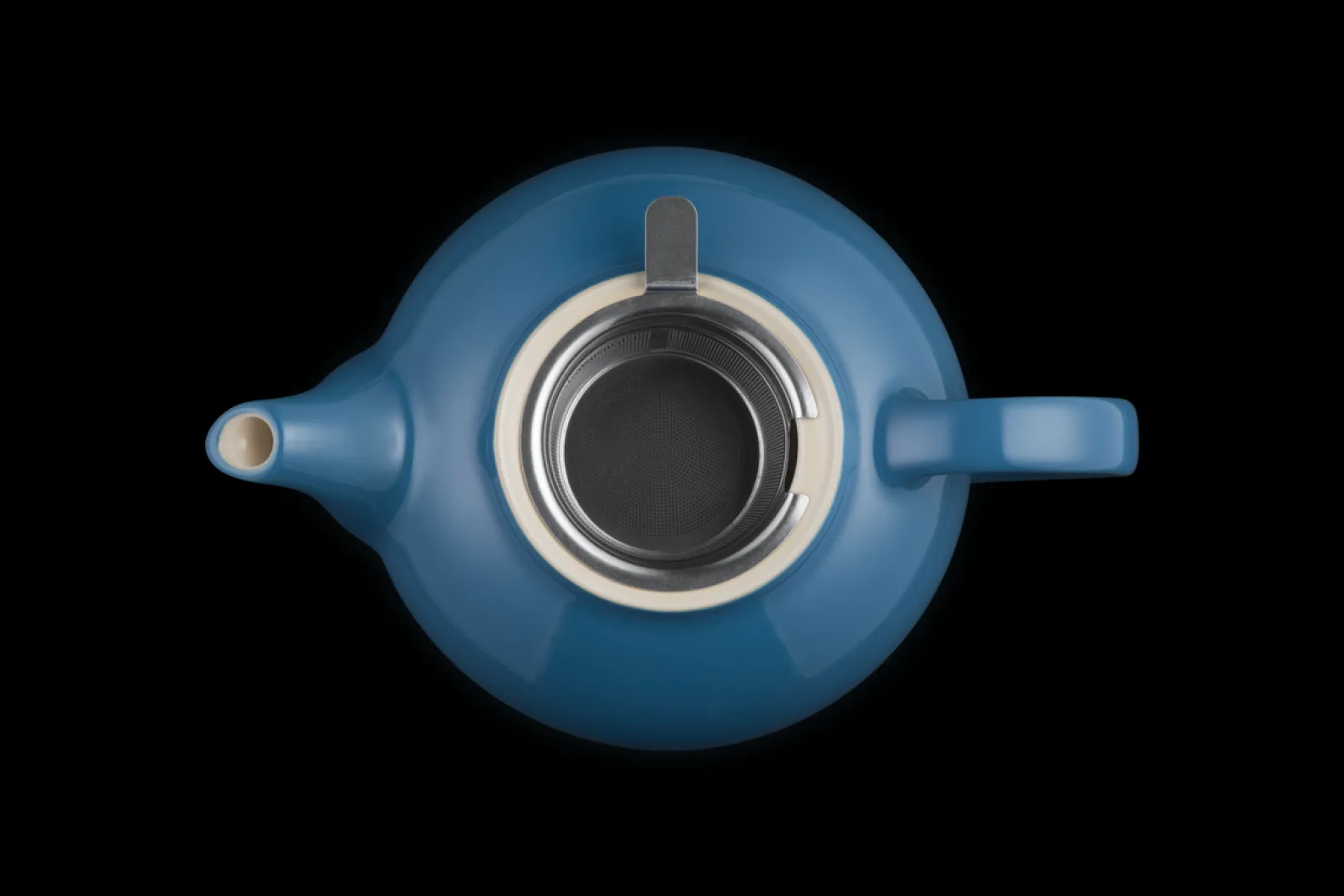 Stoneware Teapot with Stainless Steel Infuser