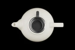 Stoneware Teapot with Stainless Steel Infuser
