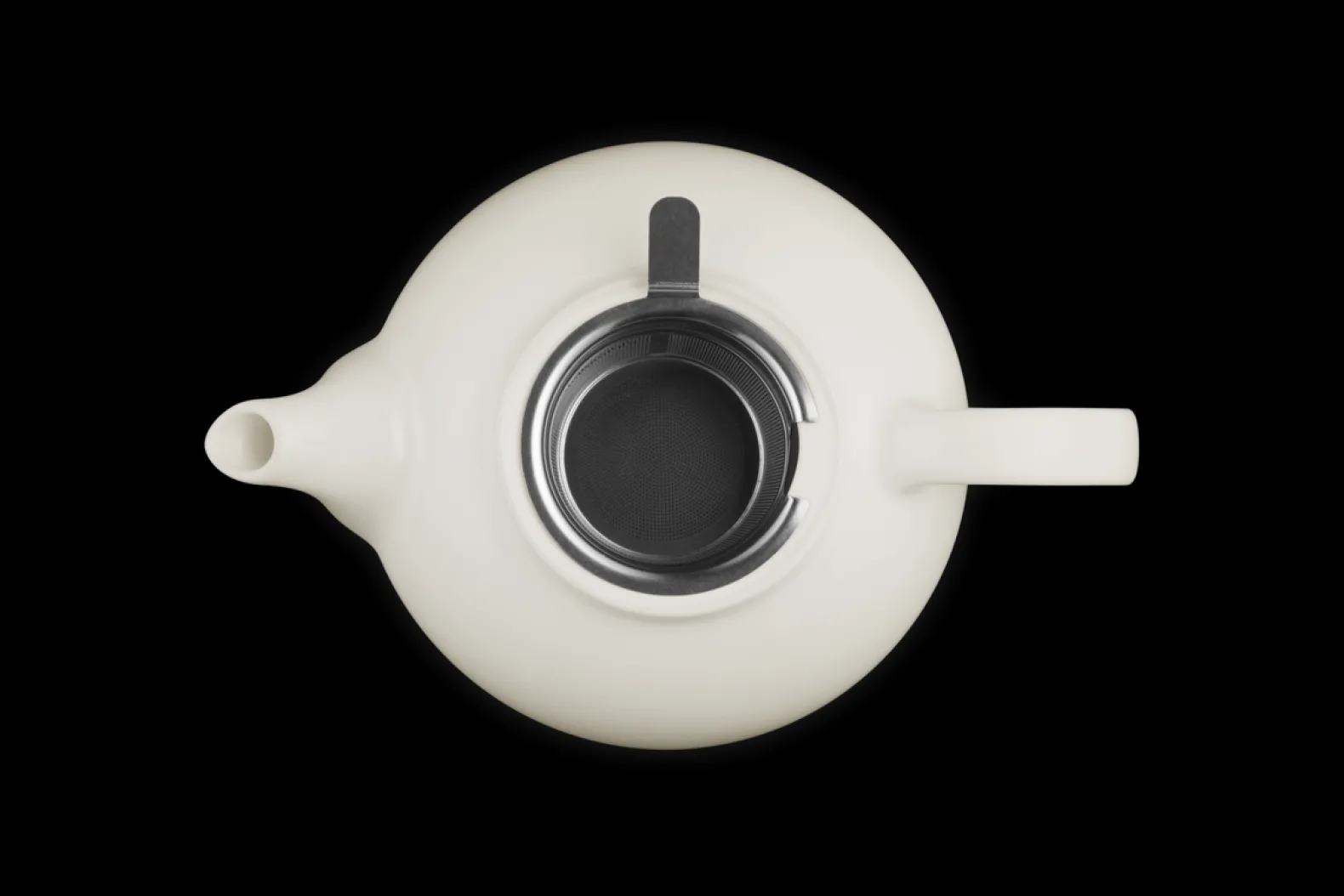 Stoneware Teapot with Stainless Steel Infuser