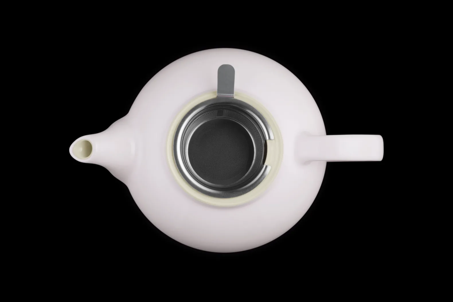 Stoneware Teapot with Stainless Steel Infuser