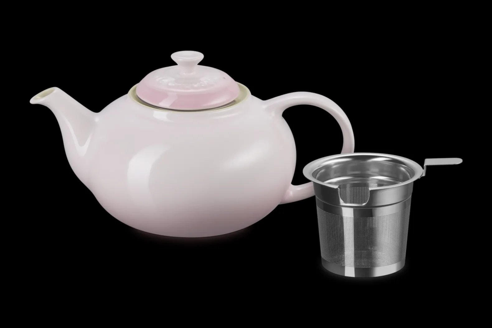 Stoneware Teapot with Stainless Steel Infuser