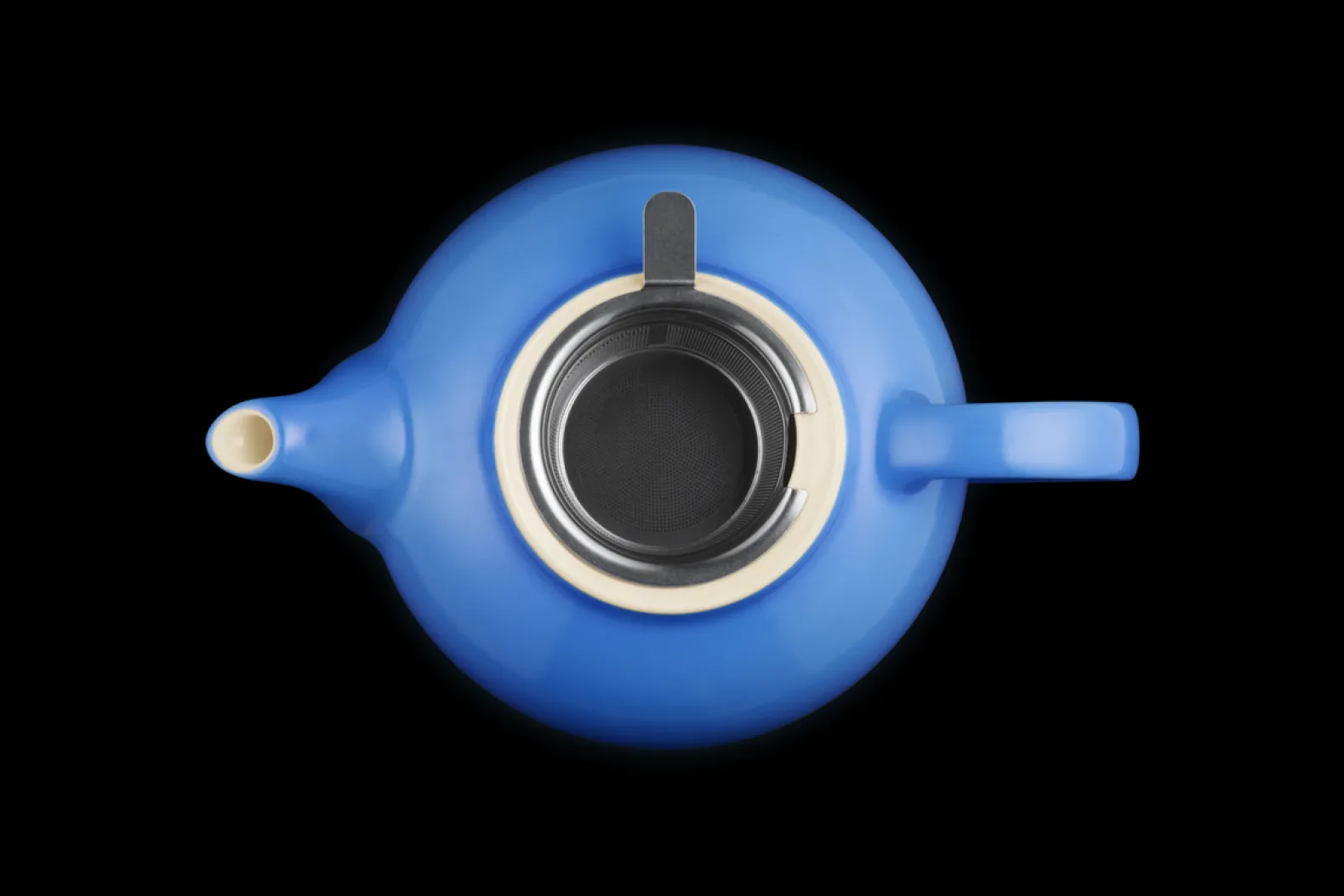 Stoneware Teapot with Stainless Steel Infuser