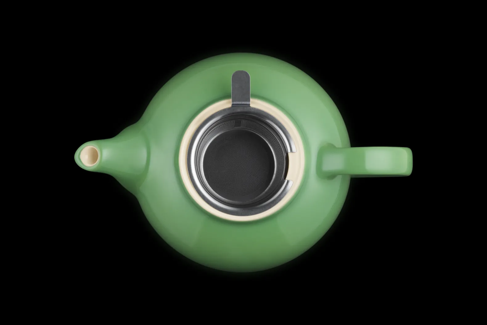 Stoneware Teapot with Stainless Steel Infuser