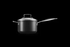 Toughened Non-Stick Saucepan with Glass Lid and Helper Handle