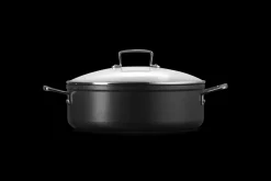Toughened Non-Stick Sauteuse with Glass Lid